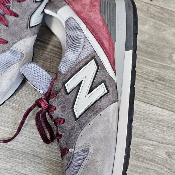 New Balance M996GK 996 Connoisseur Painters Grey Burgundy Mens US 13 USA Made main image 7